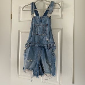 Ripe Maternity Short Overalls